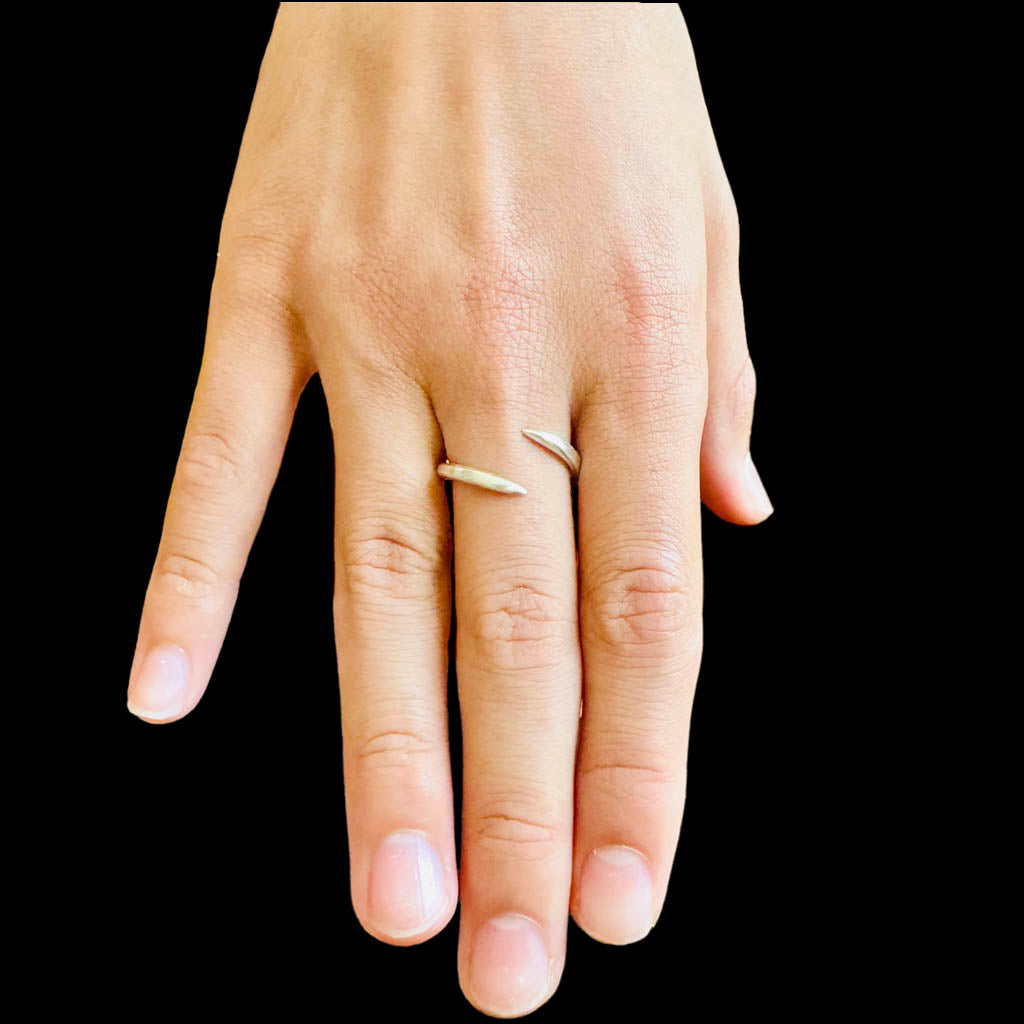 AKI ROC JEWELRY - The Hug Ring | Sterling Silver, buy at DOORS NYC