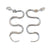 AKI ROC JEWELRY - Maya Snake Earrings | Sterling Silver, buy at DOORS NYC