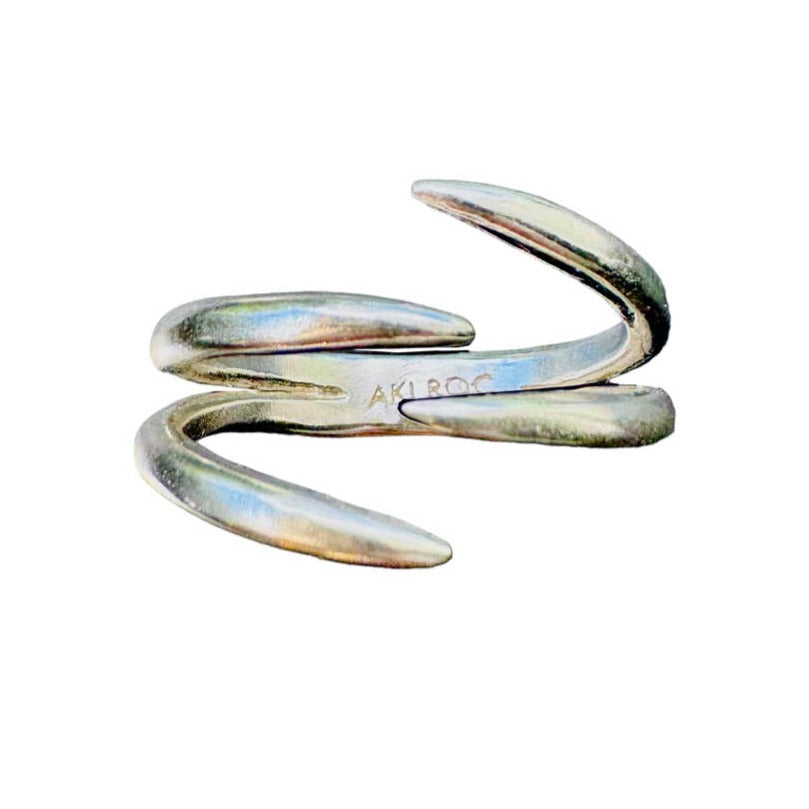 AKI ROC JEWELRY - The Hug Ring Duo | Sterling Silver, buy at DOORS NYC