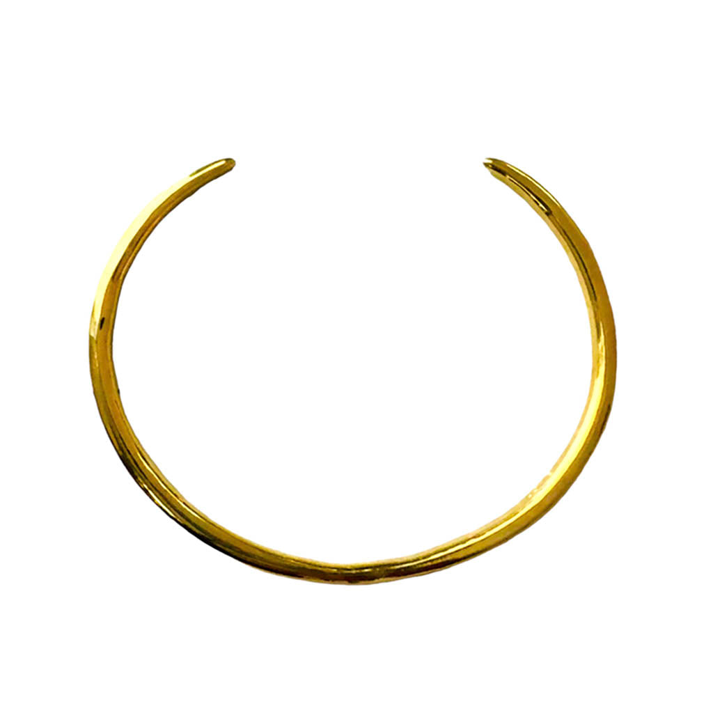 AKI ROC JEWELRY - The Hug Cuff Bracelet | Brass Gold, buy at DOORS NYC