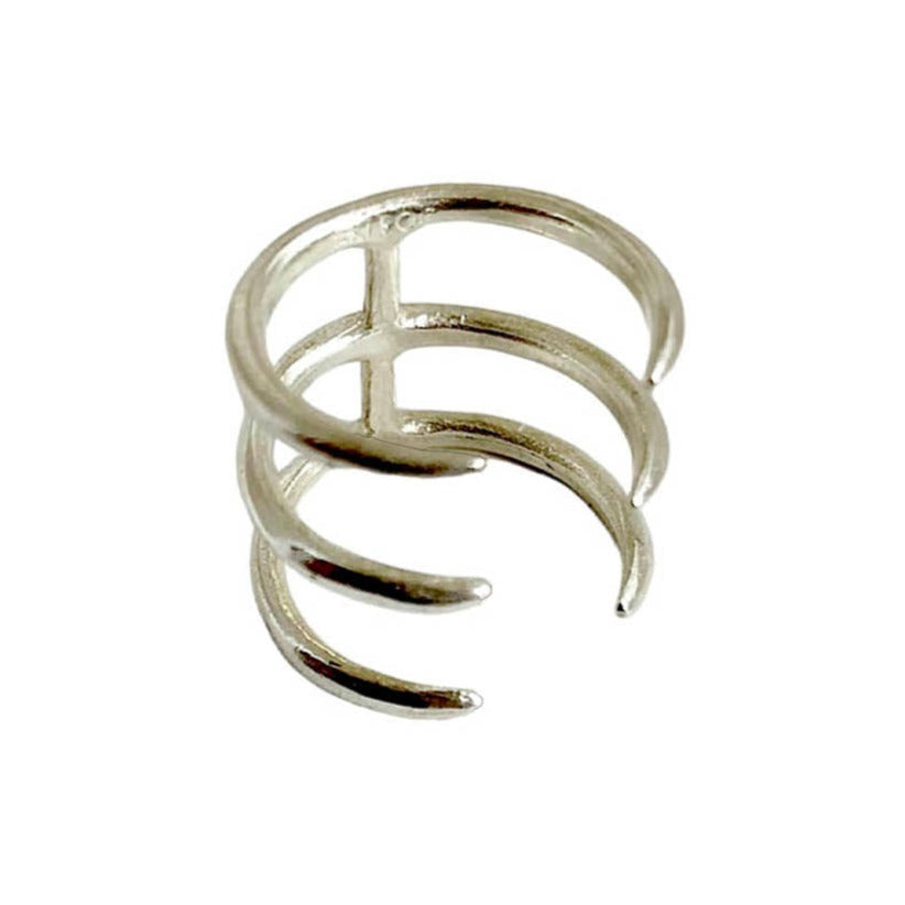 The Hug Midi Ring | Sterling Silver