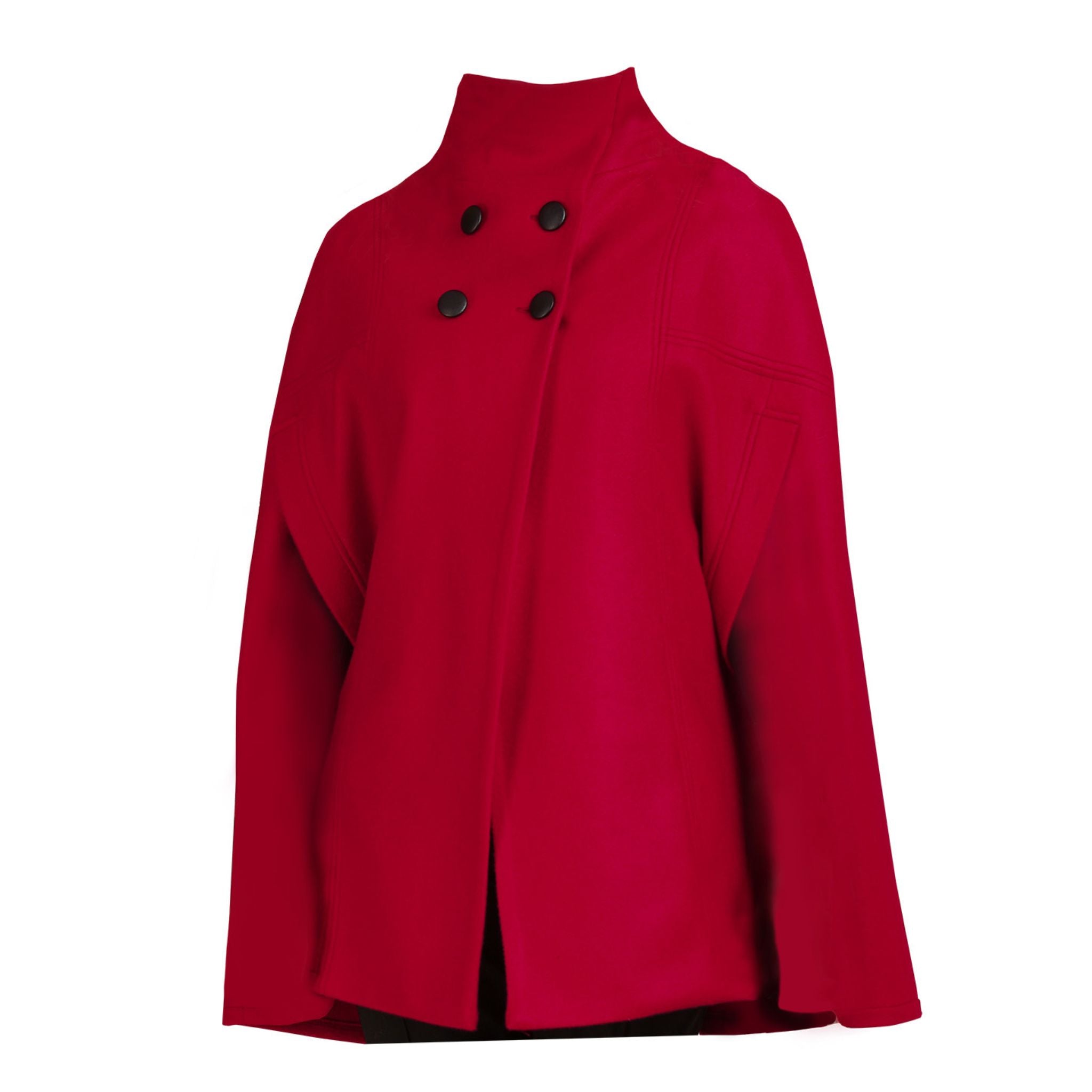 Alyssum Raspberry Cape Coat