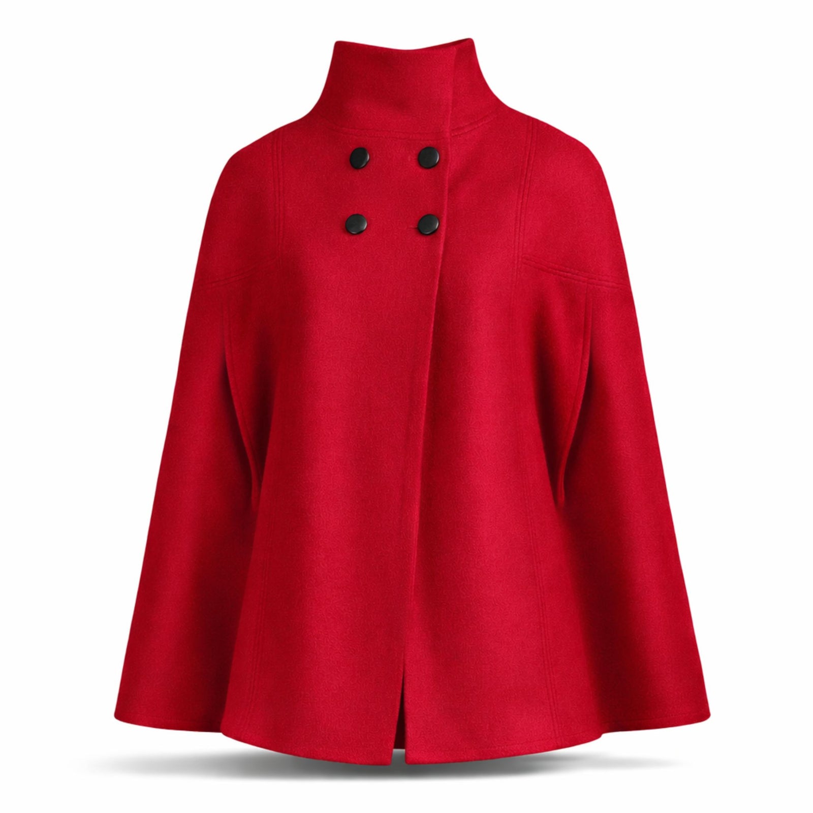 Alyssum Raspberry Cape Coat