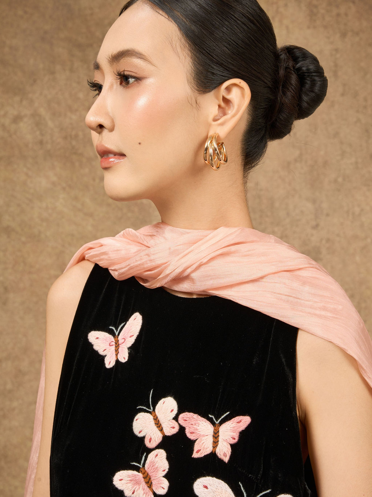 Apricot Pink Scarf