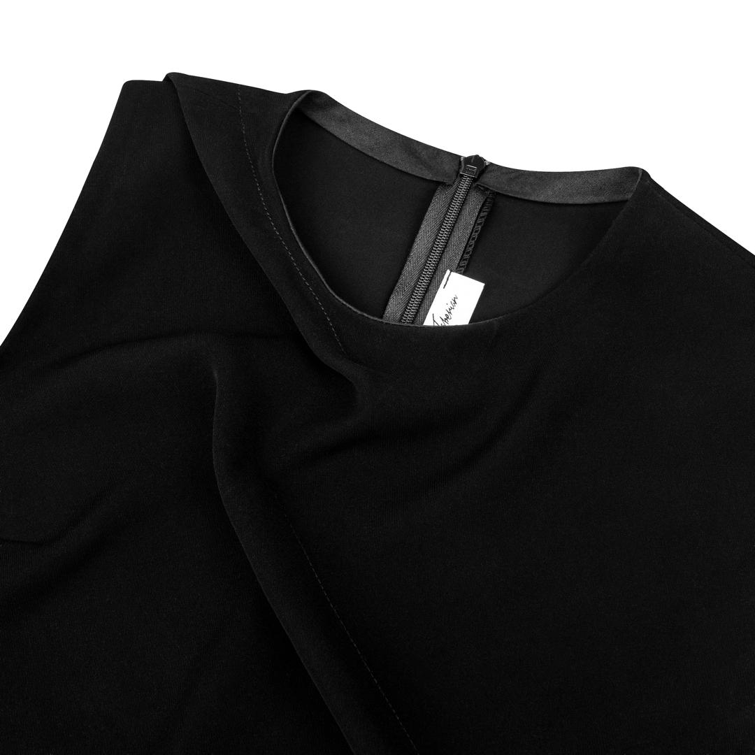 Fluid Crepe Top PR Sample by SAHAR JABERIAN - detail