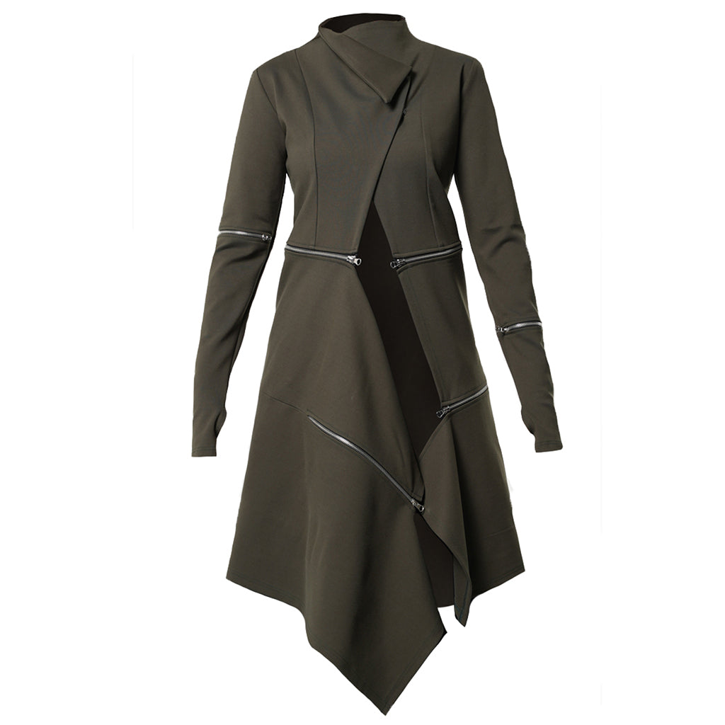 METAMORPHOZA - Avant-Garde Coat | Khakii, buy at DOORS NYC