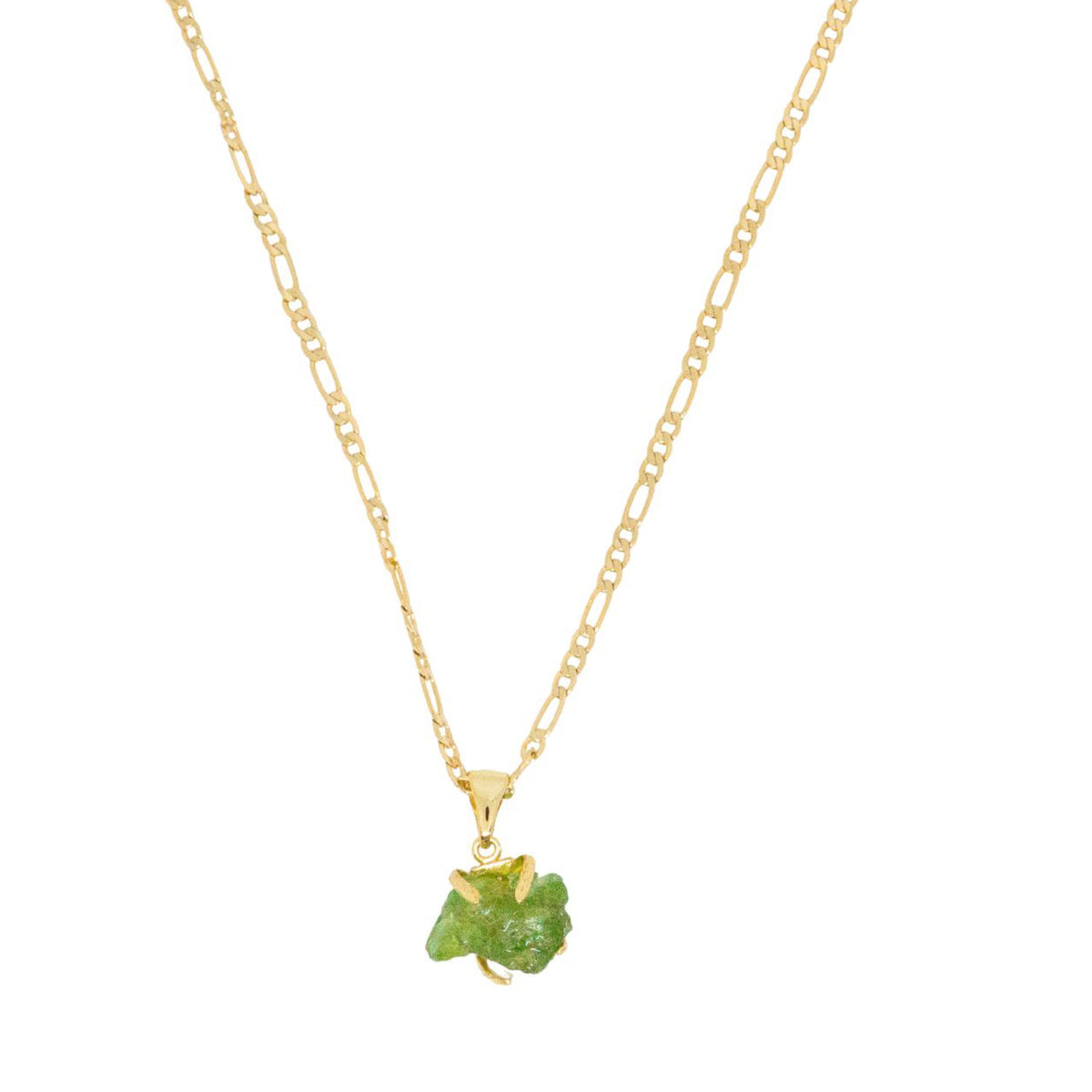 Elemental Birth Natural Peridot Pendent Adjustable Necklace