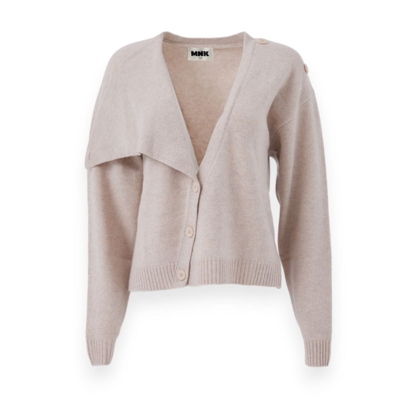 MNK ATELIER - Knit Cardigan | Beige, buy at DOORS NYC