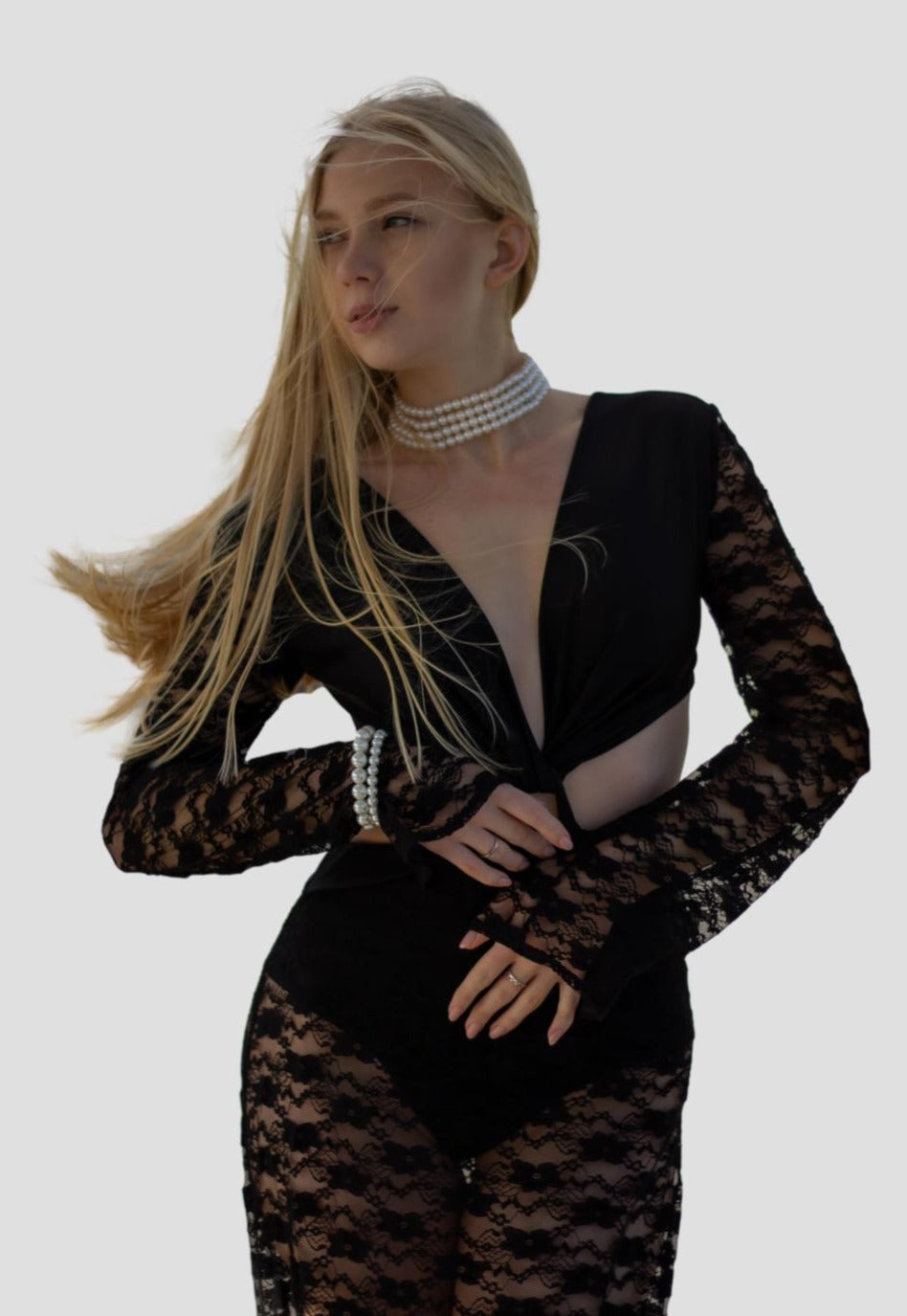 PALM SWM - Beverly Dress | Black, buy at DOORS NYC