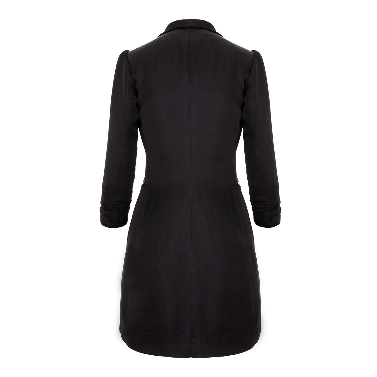 Black coat on a white background