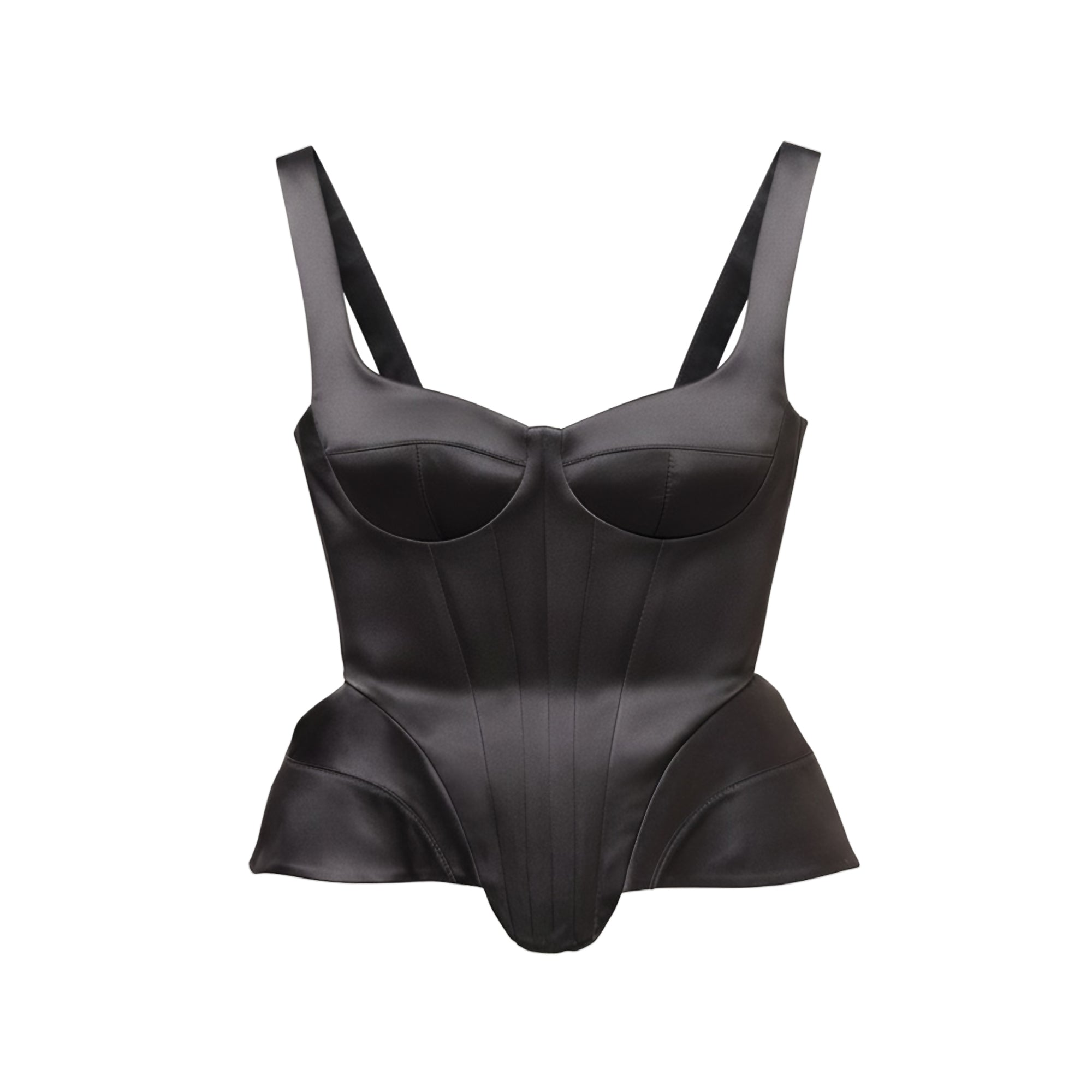 Black Sculpted Corset