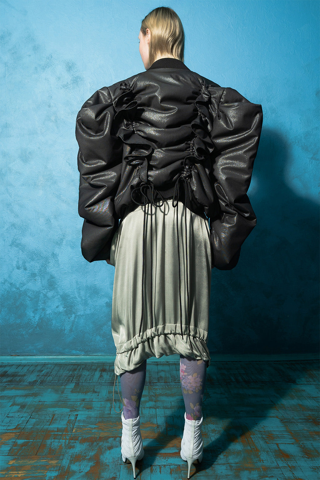 MASHAT - Black Fairy Voluminous Bomber, buy at DOORS NYC