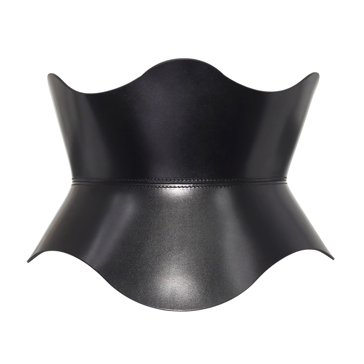 HAUTE CUIR - Black Leather Athena Corset, buy at DOORS NYC