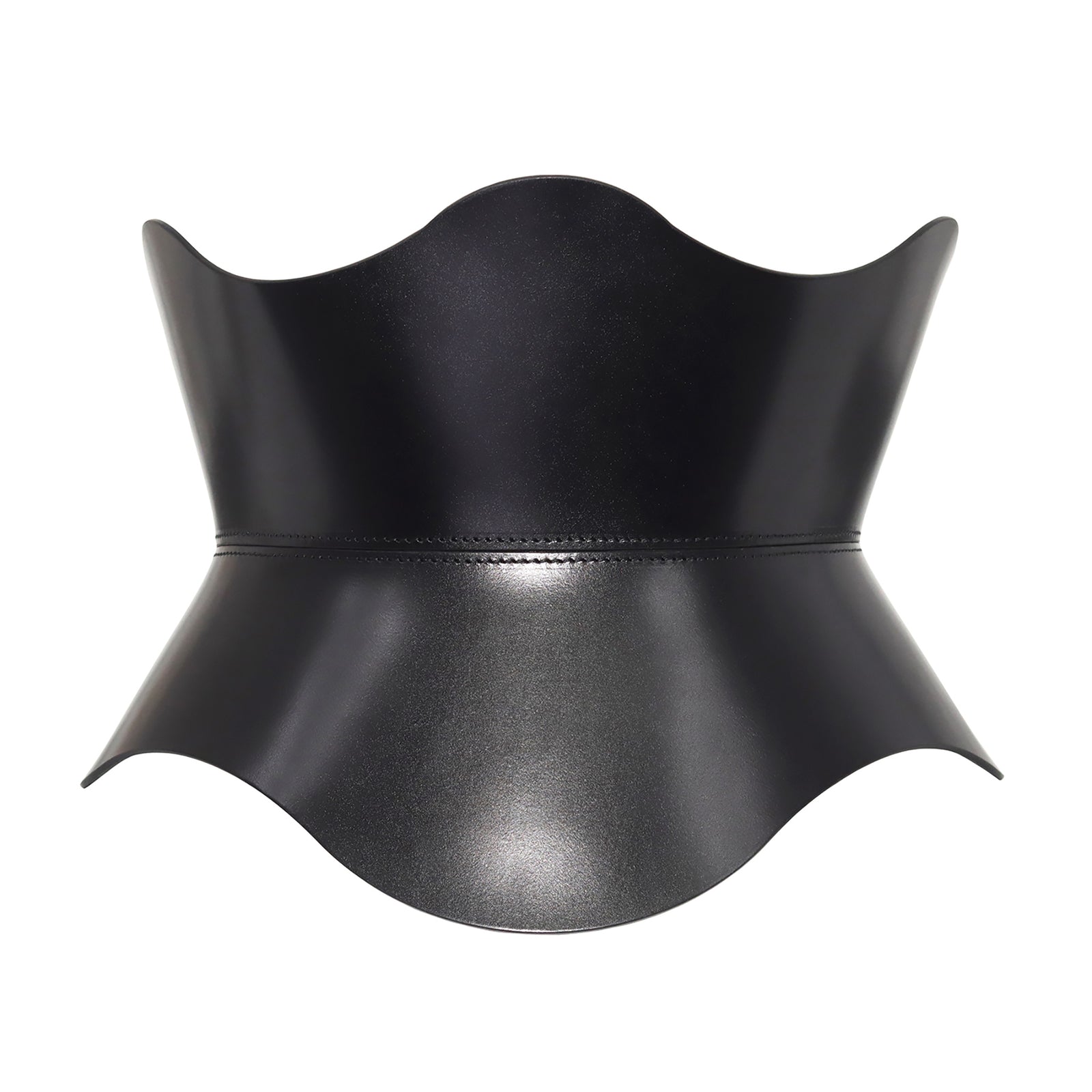 HAUTE CUIR - Black Leather Athena Corset, buy at DOORS NYC