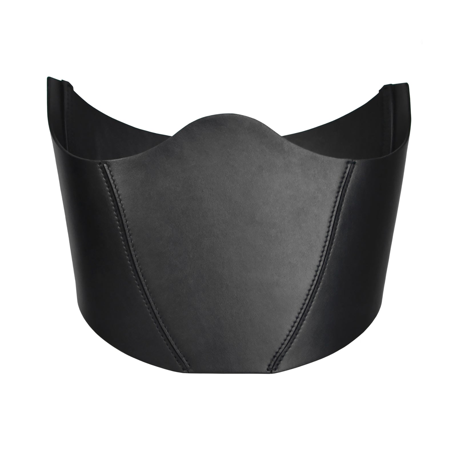 HAUTE CUIR - Black Leather Underbust Corset, buy at DOORS NYC
