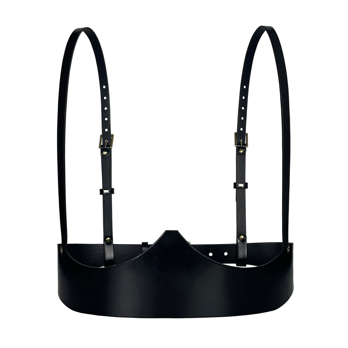 HAUTE CUIR - Black Leather Underbust Harness, buy at DOORS NYC