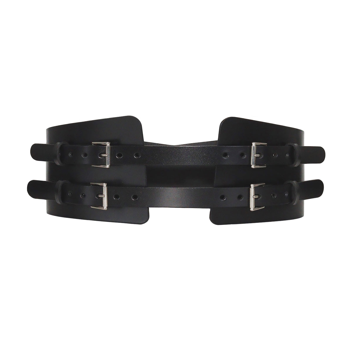 HAUTE CUIR - Black Maia Corset Belt, buy at DOORS NYC