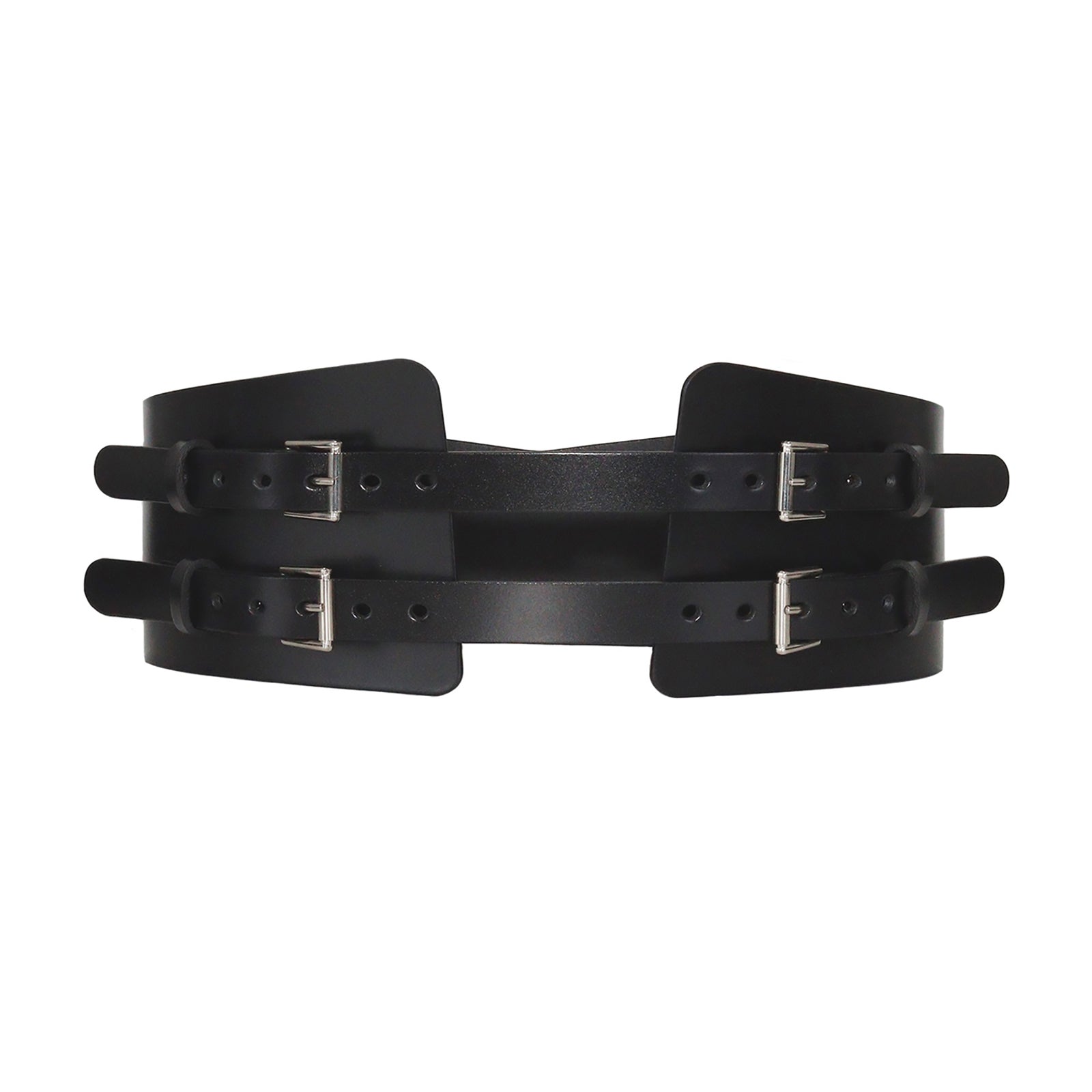 HAUTE CUIR - Black Maia Corset Belt, buy at DOORS NYC