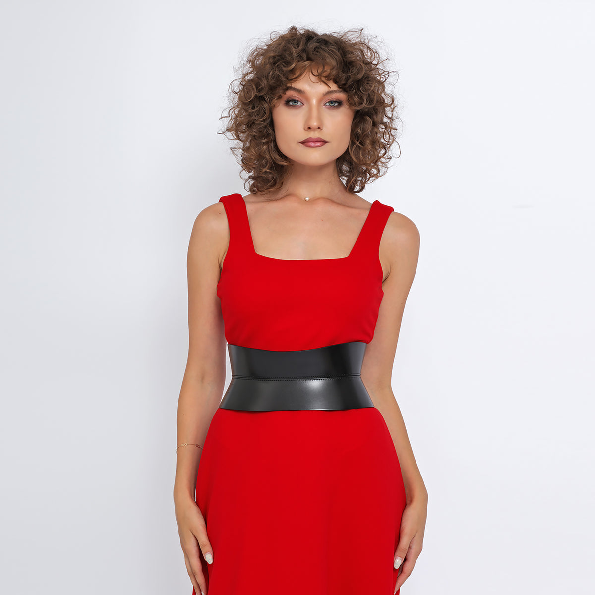 HAUTE CUIR - Black Sablier Corset Belt, buy at DOORS NYC