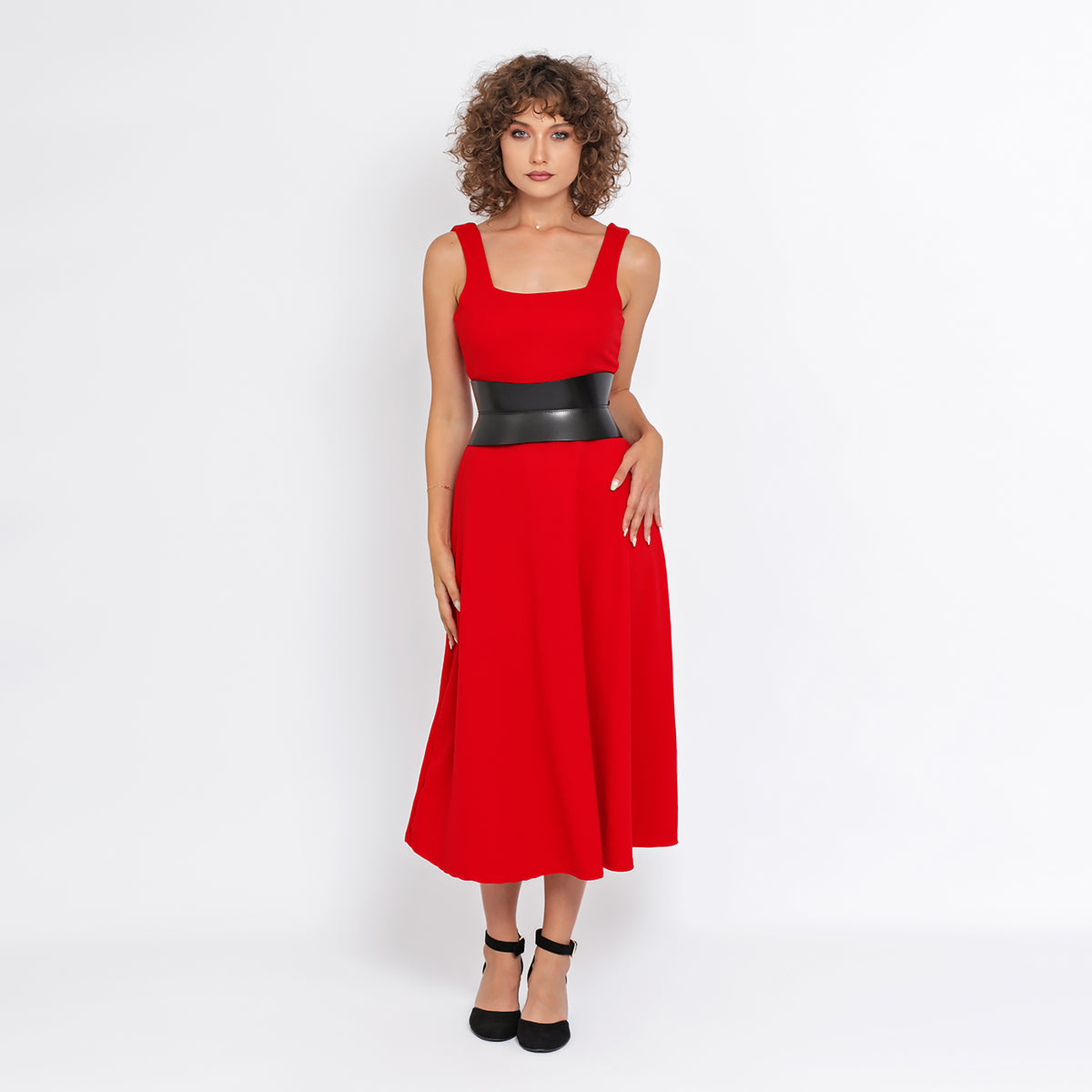 HAUTE CUIR - Black Sablier Corset Belt, buy at DOORS NYC