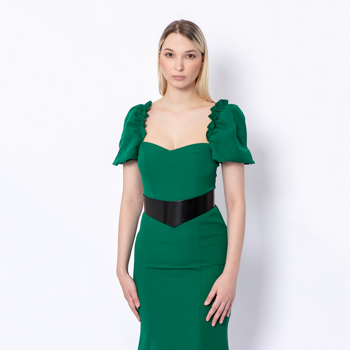 HAUTE CUIR - Black Slim Vixen Belt, buy at DOORS NYC