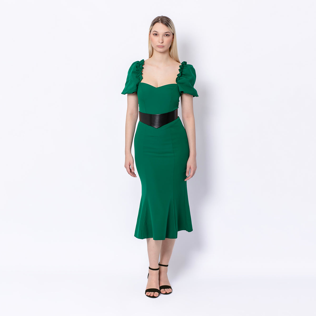 HAUTE CUIR - Black Slim Vixen Belt, buy at DOORS NYC