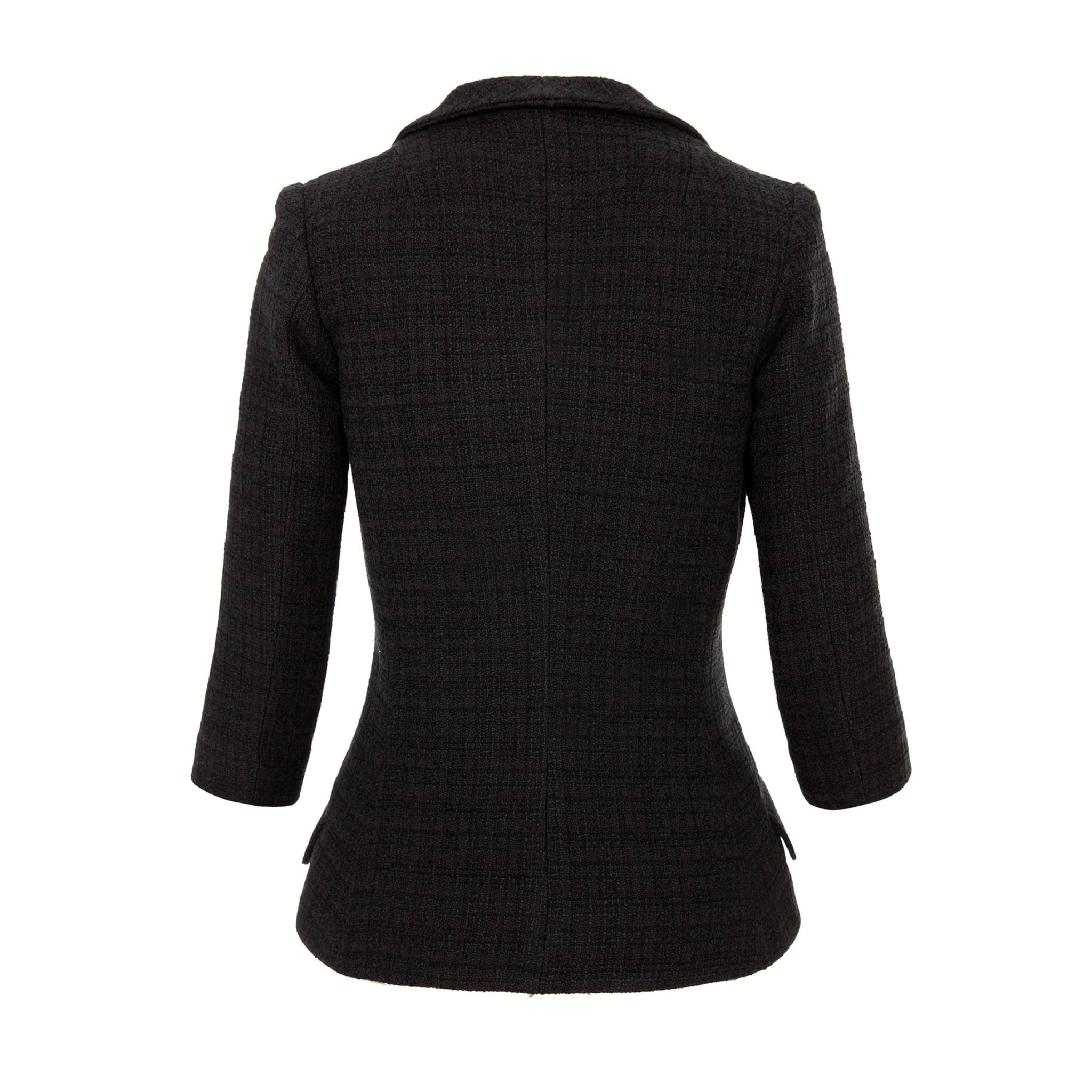 Black blazer on a white background