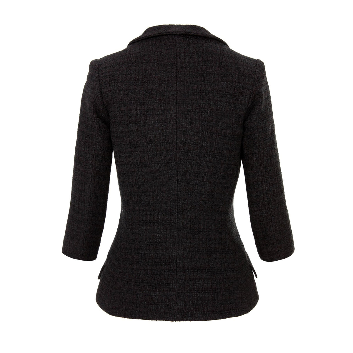 Black blazer on a white background