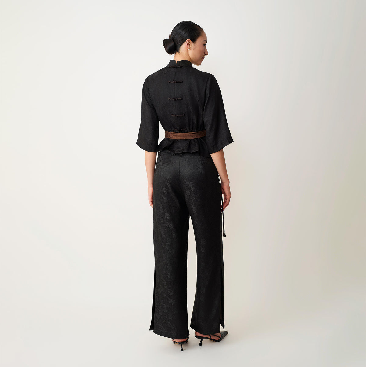 Black Two-way Blouse
