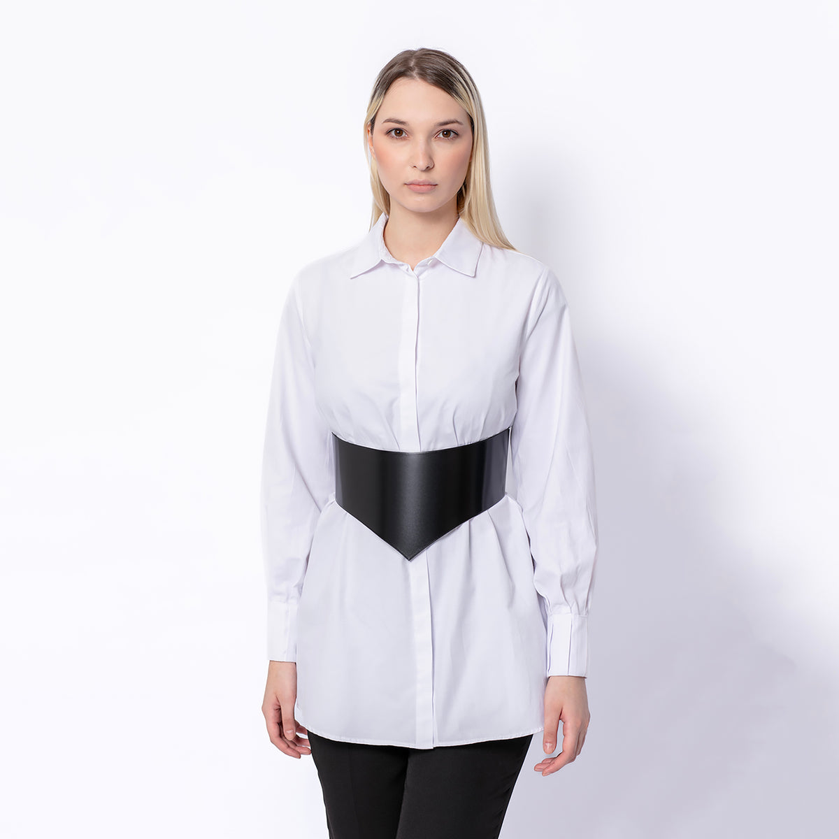 HAUTE CUIR - Black Vixen Corset Belt, buy at DOORS NYC