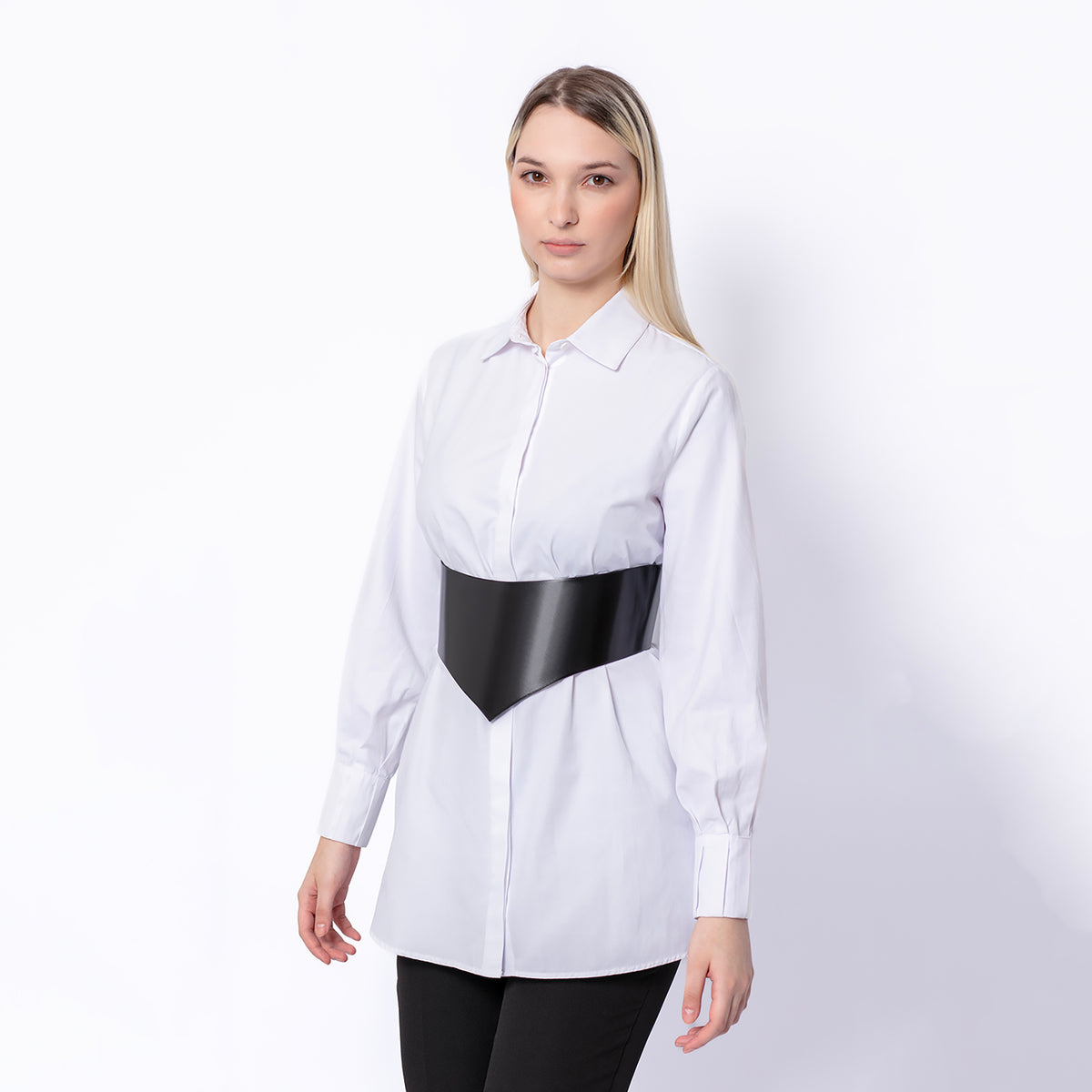 HAUTE CUIR - Black Vixen Corset Belt, buy at DOORS NYC