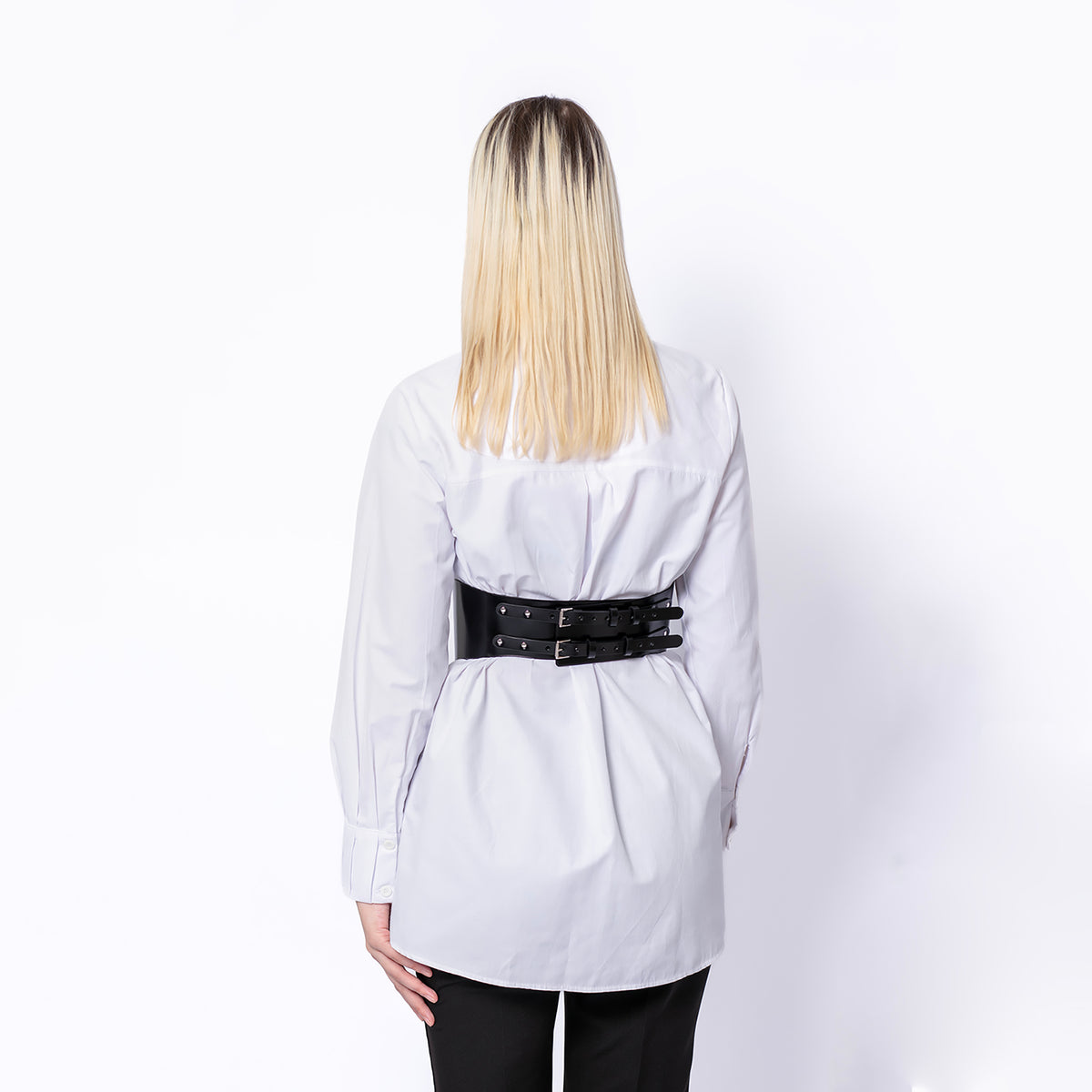 HAUTE CUIR - Black Vixen Corset Belt, buy at DOORS NYC