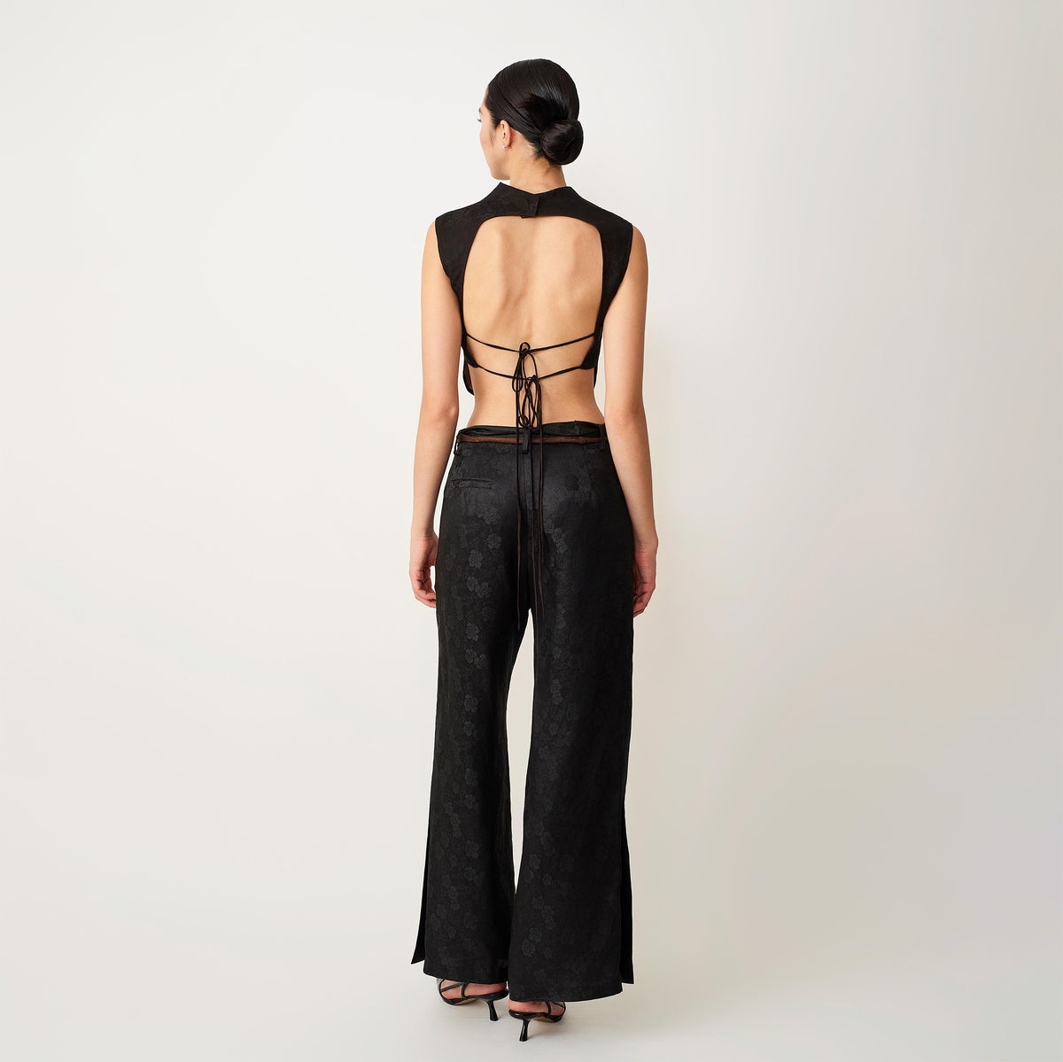 Black Wide-leg Trousers