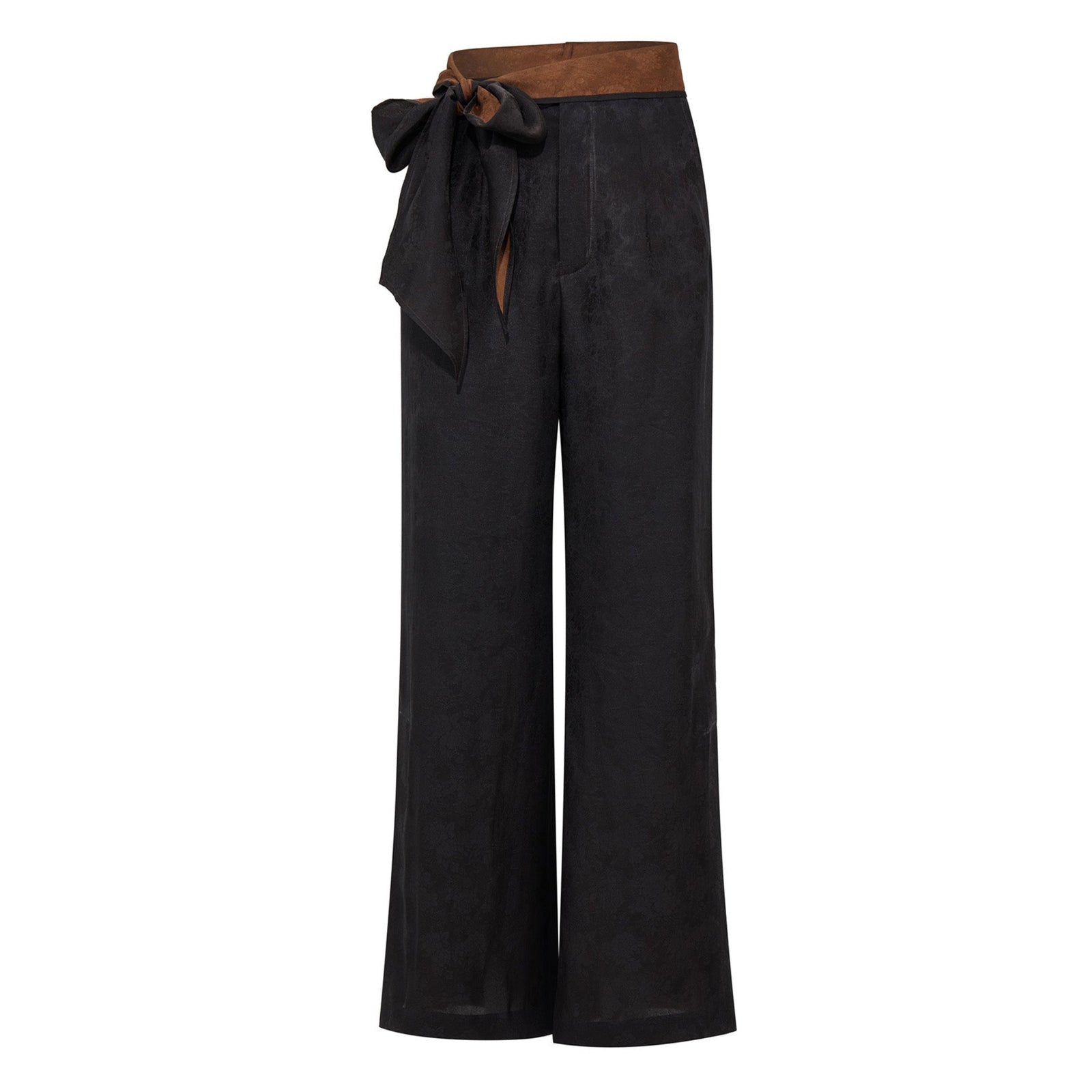 Black Wide-leg Trousers