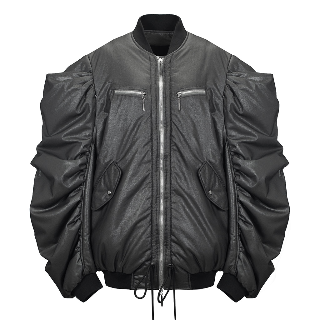 MASHAT - Black Fairy Voluminous Bomber, buy at DOORS NYC