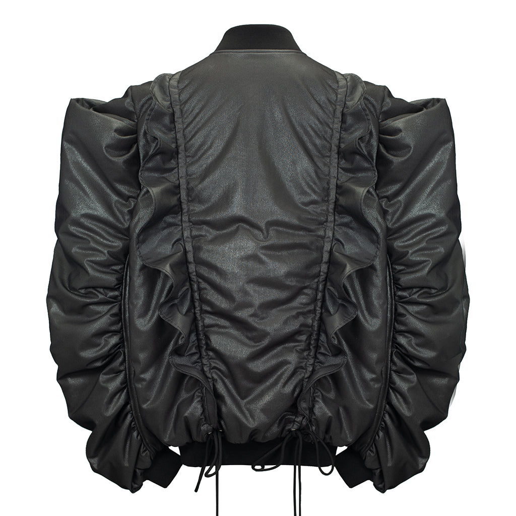 MASHAT - Black Fairy Voluminous Bomber, buy at DOORS NYC
