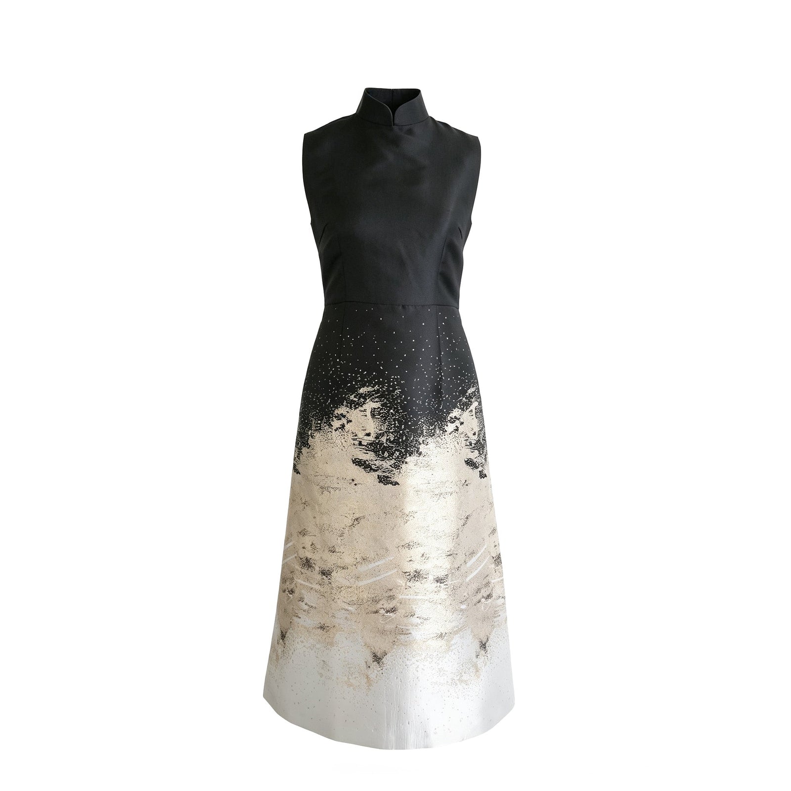 QIPOLOGY - Black Gradient Qipao, buy at DOORS NYC