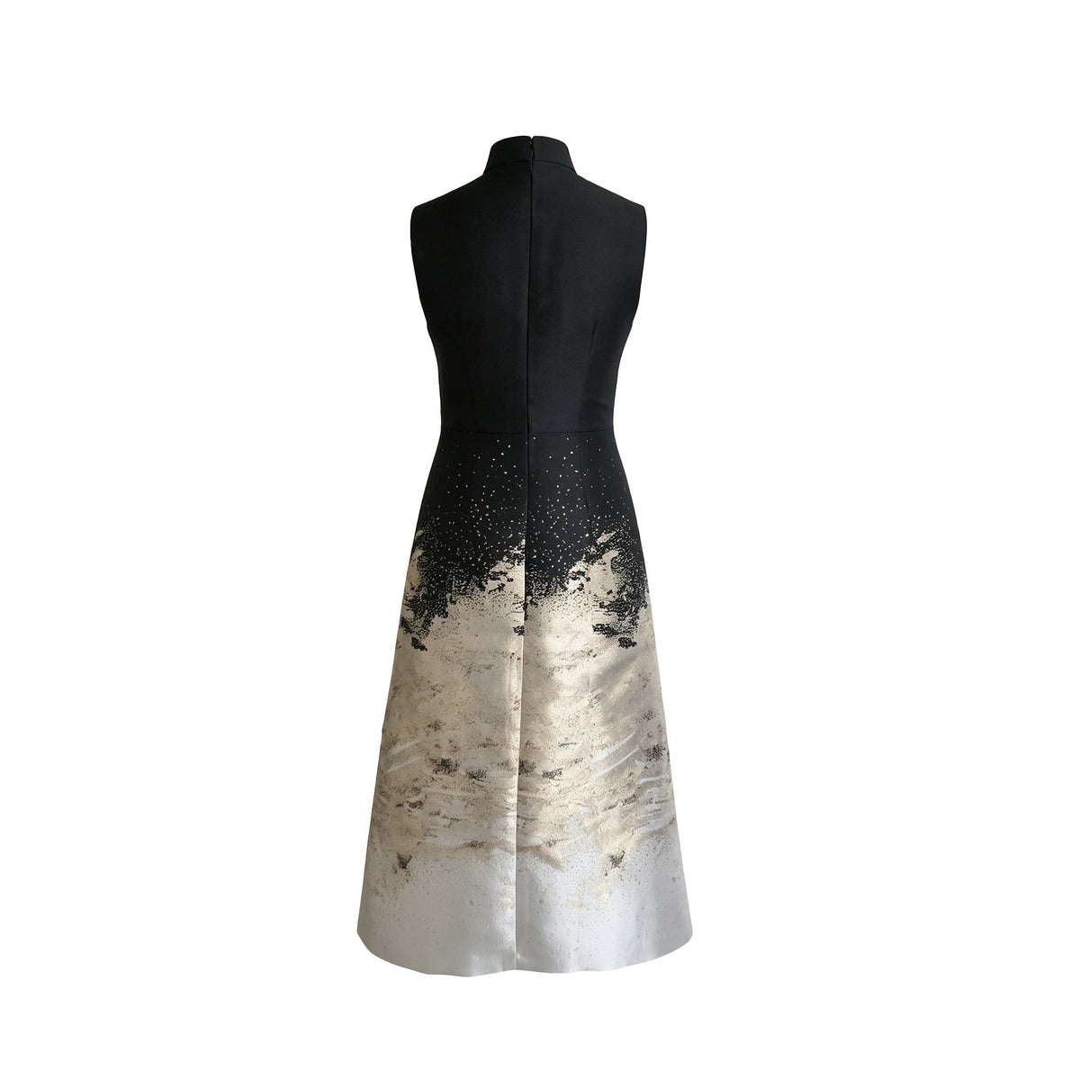 QIPOLOGY - Black Gradient Qipao, buy at DOORS NYC