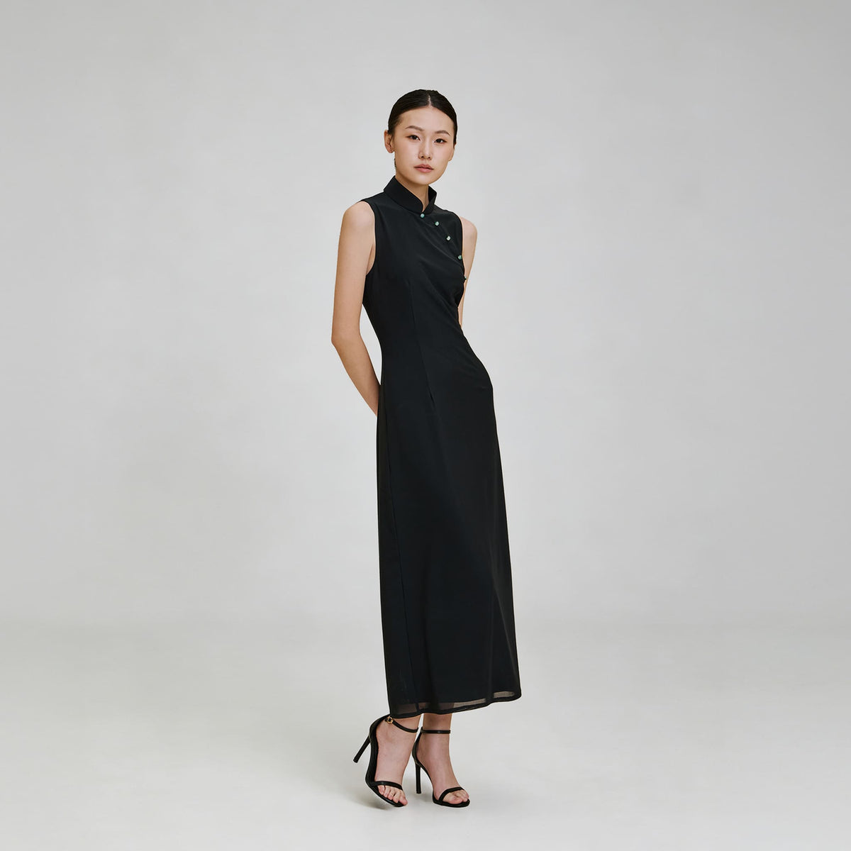 QIPOLOGY - Black Mesh Dress, buy at DOORS NYC