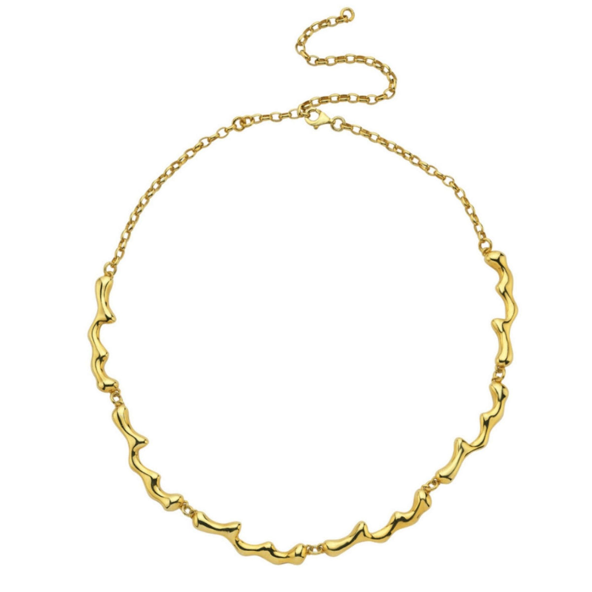 LINYA JEWELRY - Drop Necklace Choker | Gold, buy at DOORS NYC