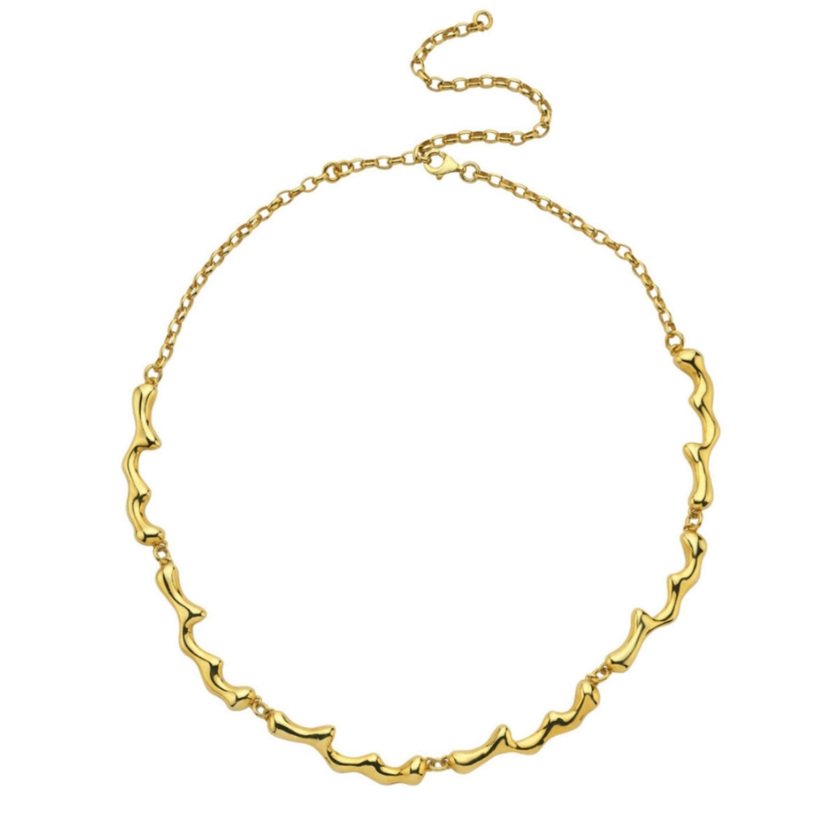 LINYA JEWELRY - Drop Necklace Choker | Gold, buy at DOORS NYC