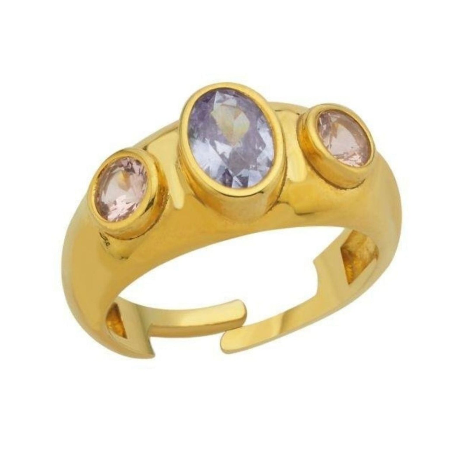 LINYA JEWELRY - Lilac Stone Signet Ring, buy at DOORS NYC