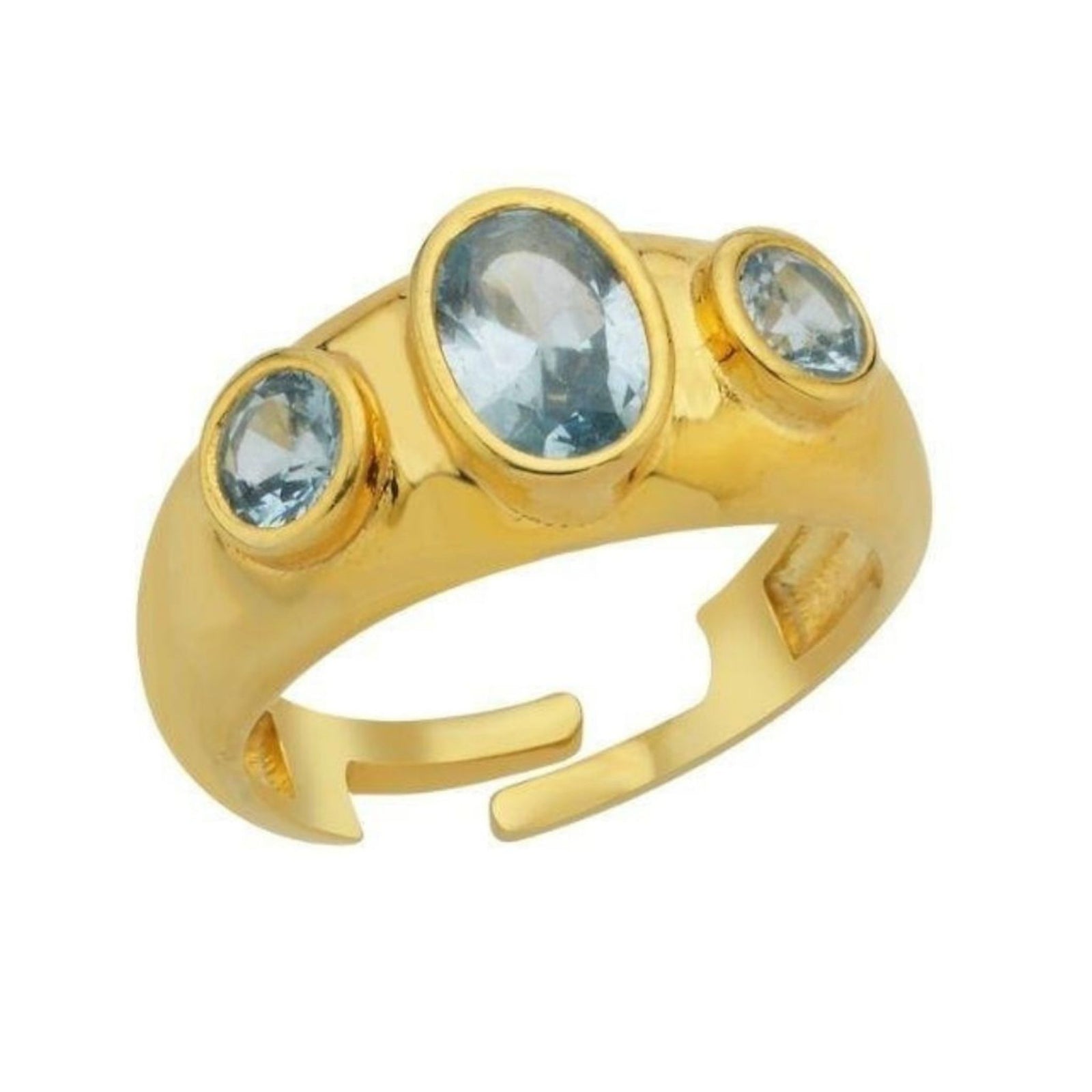 LINYA JEWELRY - Blue Stone Signet Ring, buy at DOORS NYC