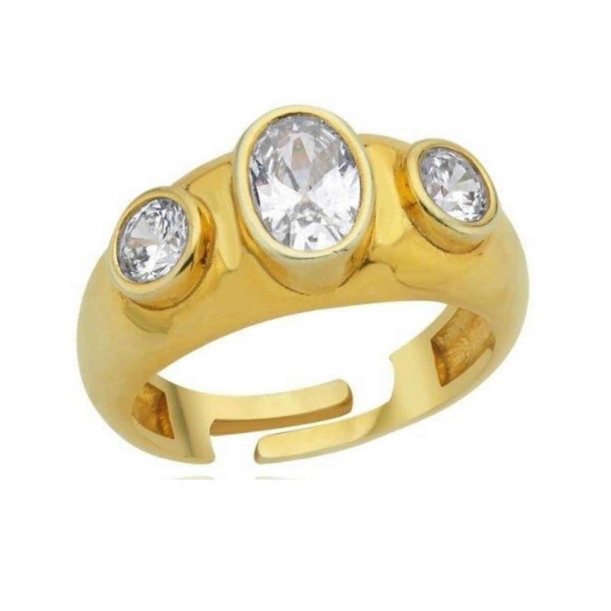 LINYA JEWELRY - White Stone Signet Ring, buy at DOORS NYC