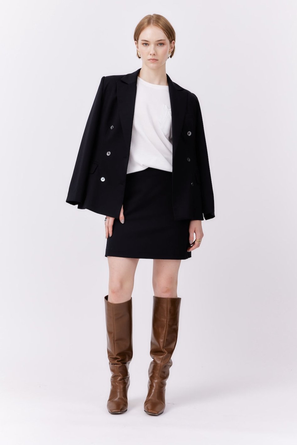 MNK ATELIER - Tailored Skirt | BlackPR Sample at DOORS NYC PR showroom