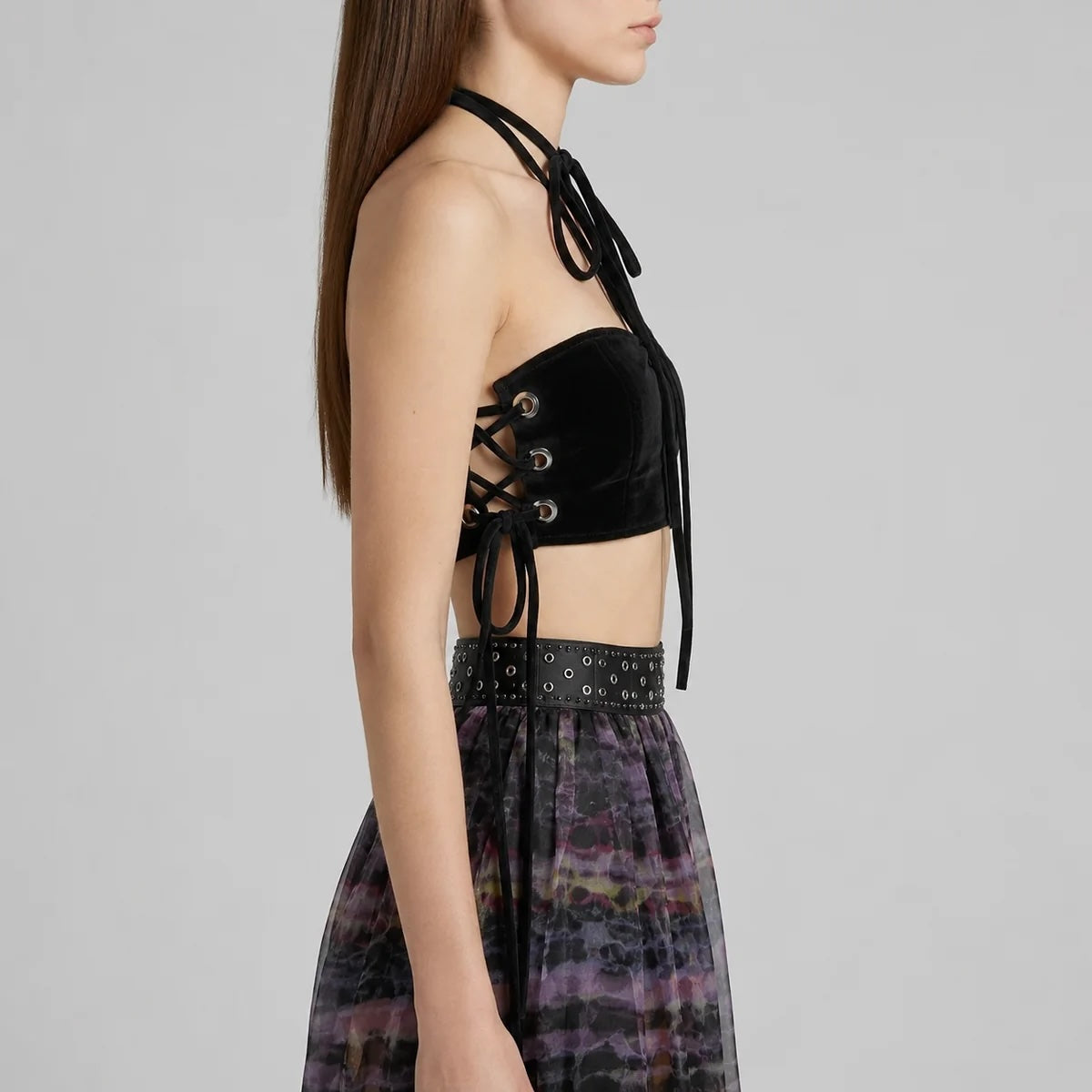PAPER DOLLS - Black Velvet Top, buy at DOORS NYC