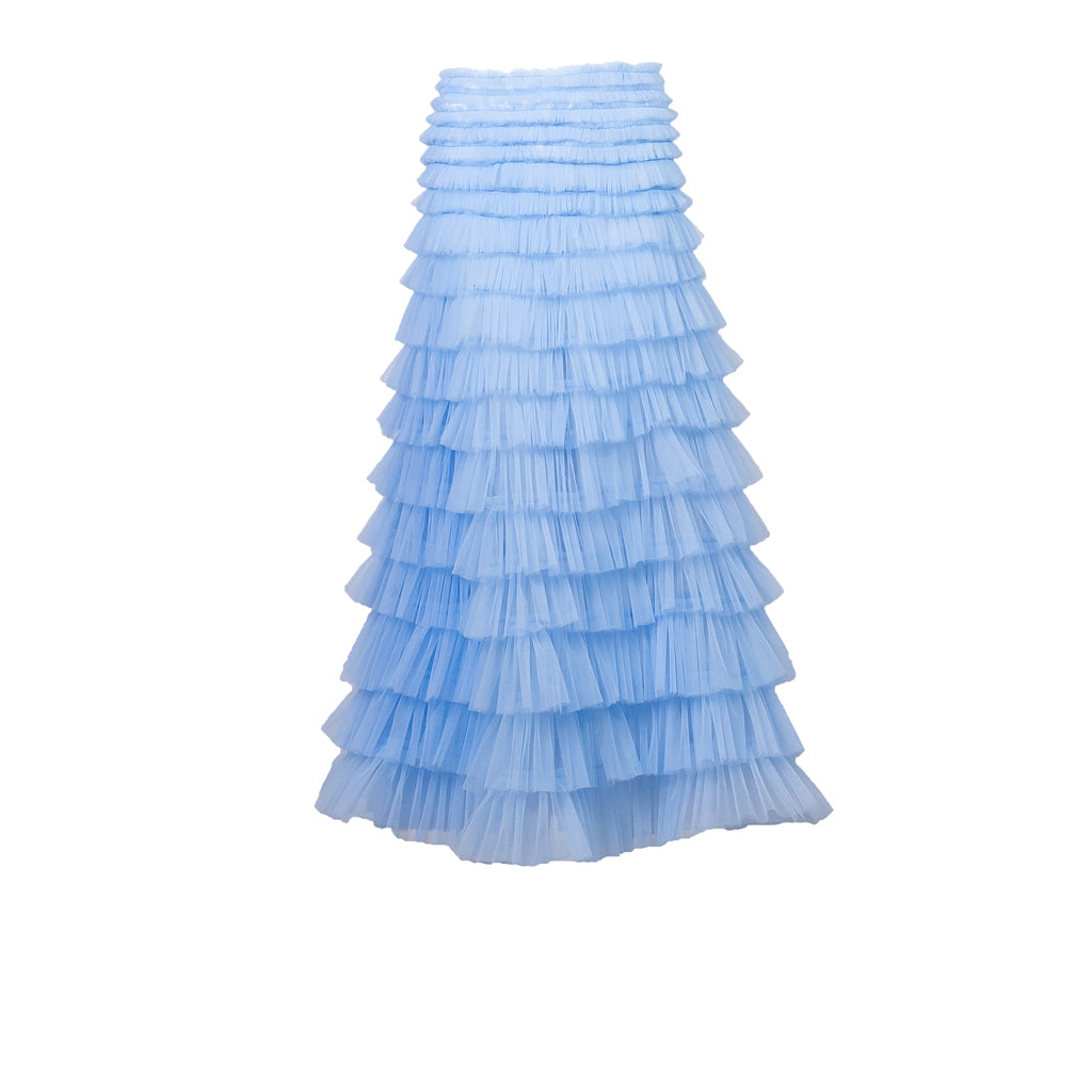 Blue Flouncy Skirt | PR Sample