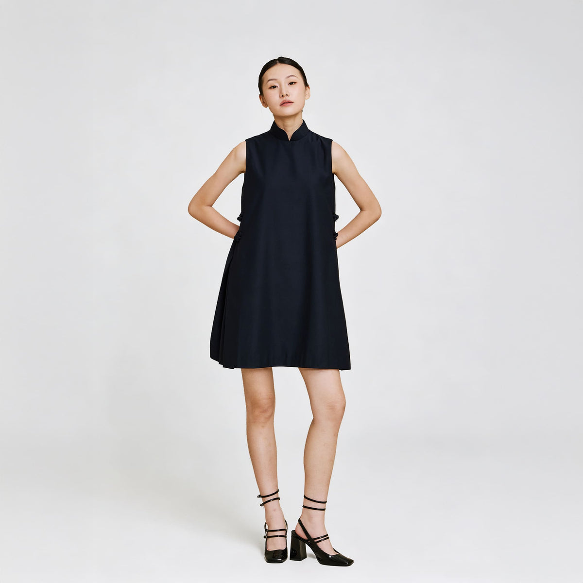 QIPOLOGY - Blue Babydoll Dress, buy at DOORS NYC