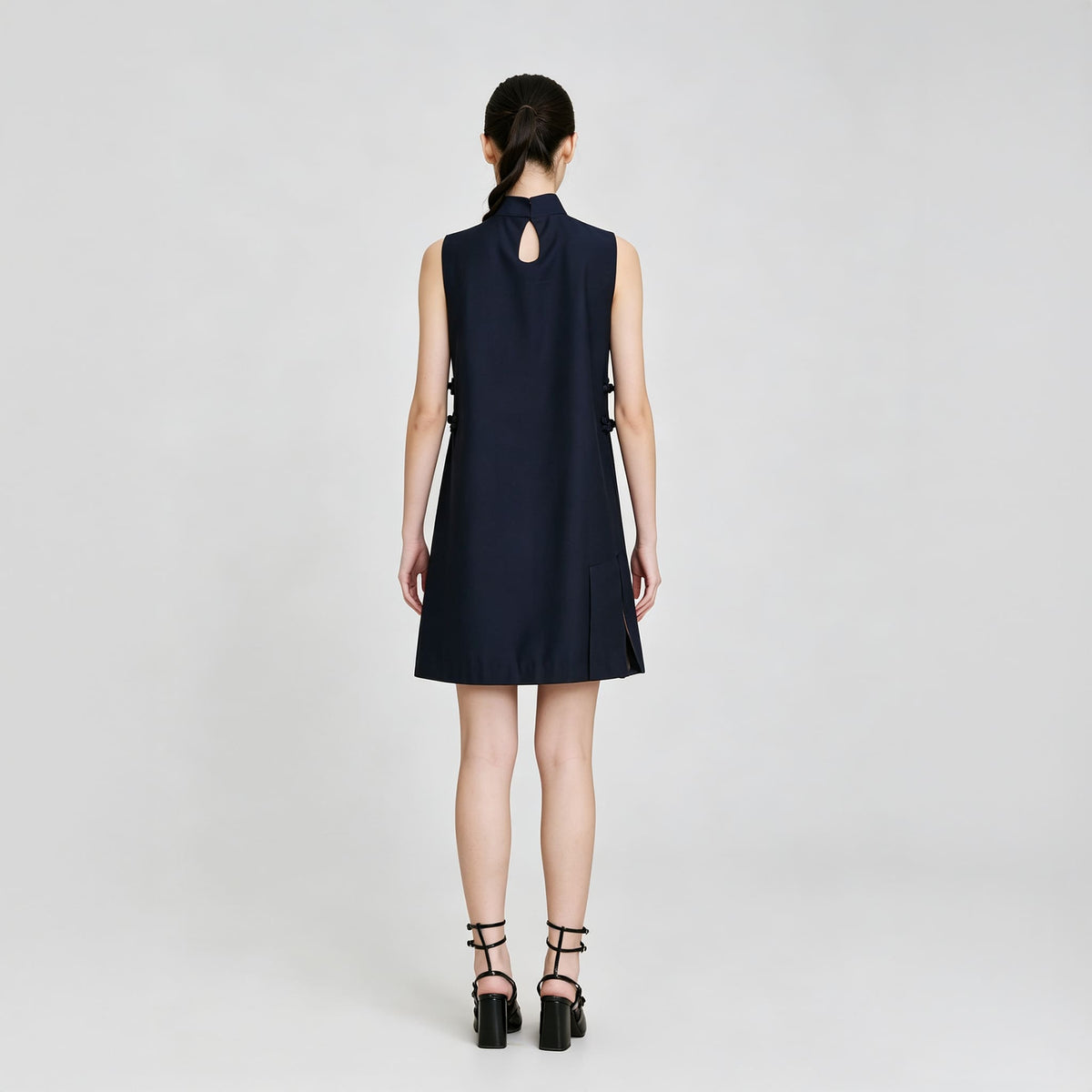 QIPOLOGY - Blue Babydoll Dress, buy at DOORS NYC
