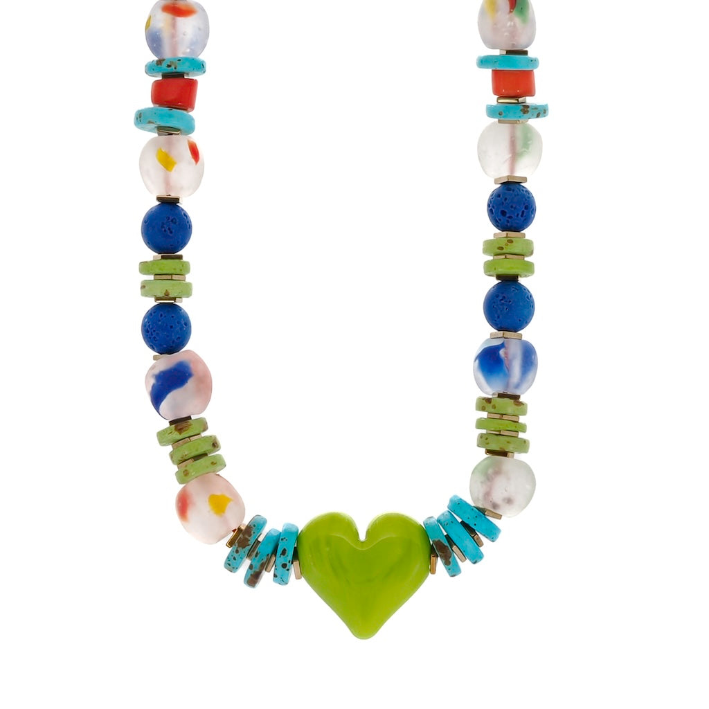 EBRU JEWELRY - Bohemian Colorful Necklace, buy at DOORS NYC